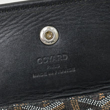 Load image into Gallery viewer, GOYARD ゴヤール サンルイPM バッグ トートバッグ STLOUIPMLTY50CL50P PVC レザー ヘリンボーン ブラック 美品 中古 4b011839