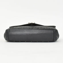 Load image into Gallery viewer, SAINT LAURENT サンローラン カレッジ ショルダーバッグ 428056 GUE428056.0916 レザー ブラック シルバー金具 美品 中古 4b011848