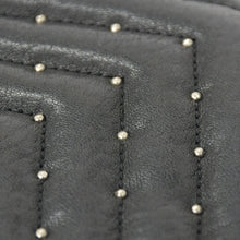 Load image into Gallery viewer, SAINT LAURENT サンローラン カレッジ ショルダーバッグ 428056 GUE428056.0916 レザー ブラック シルバー金具 美品 中古 4b011848