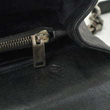 Load image into Gallery viewer, SAINT LAURENT サンローラン カレッジ ショルダーバッグ 428056 GUE428056.0916 レザー ブラック シルバー金具 美品 中古 4b011848