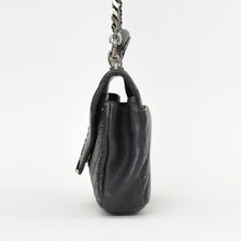 Load image into Gallery viewer, SAINT LAURENT サンローラン カレッジ ショルダーバッグ 428056 GUE428056.0916 レザー ブラック シルバー金具 美品 中古 4b011848