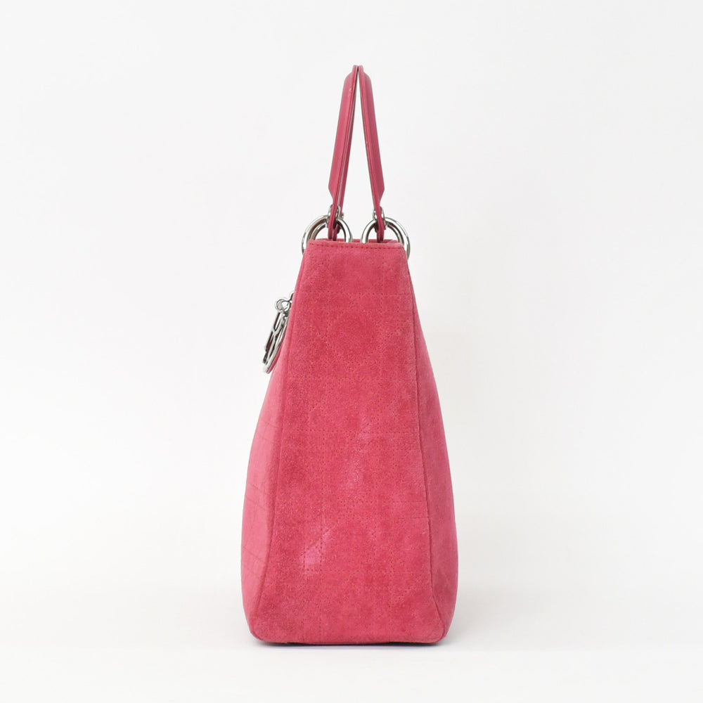 Christian Dior Christian Dior Lady Dior Large Lady Dior Large 2WAY Bag 05-MA-0043 Cannage Good Condition Used 4b011855