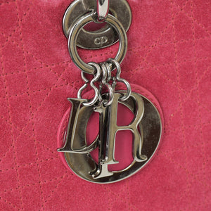 Christian Dior クリスチャンディオール Lady Dior Large レディディオール ラージ 2WAYバッグ 05-MA-0043 カナージュ 美品 中古 4b011855
