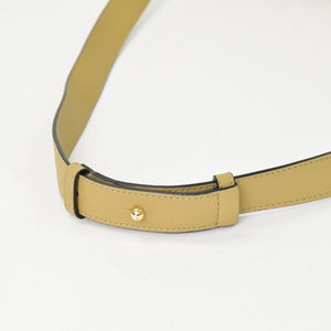 極美品 LOEWE ロエベ フラメンコ 花柄 ショルダーバッグ スエード レザー ブラウン ベージュ ゴールド金具 中古 4b011856