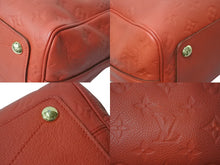 Load image into Gallery viewer, LOUIS VUITTON ルイヴィトン スピーディー25 バンドリエール ハンドバッグ M40758 レッド モノグラムアンプラント レザー 美品 中古 4b001187