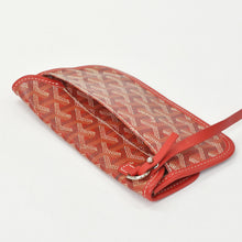 Load image into Gallery viewer, 極美品 GOYARD ゴヤール サンルイPM バッグ トートバッグ STLOUIPMLTY50CL50P PVC レザー ヘリンボーン レッド 中古 4b011884