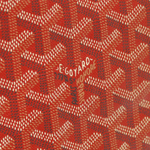 Load image into Gallery viewer, 極美品 GOYARD ゴヤール サンルイPM バッグ トートバッグ STLOUIPMLTY50CL50P PVC レザー ヘリンボーン レッド 中古 4b011884