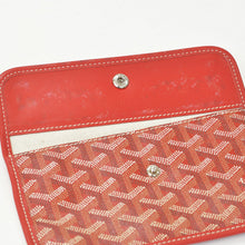 Load image into Gallery viewer, 極美品 GOYARD ゴヤール サンルイPM バッグ トートバッグ STLOUIPMLTY50CL50P PVC レザー ヘリンボーン レッド 中古 4b011884