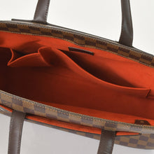 Load image into Gallery viewer, LOUIS VUITTON ルイヴィトン トートバッグ N51123 ダミエ パリオリPM ハンドバッグ ブラウン ダミエキャンバス レザー ゴールド金具 美品 中古 4b011891