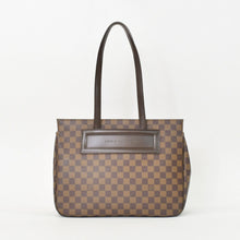 Load image into Gallery viewer, LOUIS VUITTON ルイヴィトン トートバッグ N51123 ダミエ パリオリPM ハンドバッグ ブラウン ダミエキャンバス レザー ゴールド金具 美品 中古 4b011891