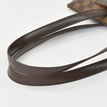 Load image into Gallery viewer, LOUIS VUITTON ルイヴィトン トートバッグ N51123 ダミエ パリオリPM ハンドバッグ ブラウン ダミエキャンバス レザー ゴールド金具 美品 中古 4b011891