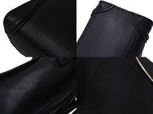 画像をギャラリービューアに読み込む, CELINE セリーヌ ラゲージ ナノ 2WAY ショルダーバッグ ハンドバッグ イタリア製 レザー シルバー シルバー金具 美品 中古 4b001193