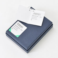 Load image into Gallery viewer, 新品未使用 DIOR ディオール AIR DIOR カードケース レザー ネイビー ホワイト 中古 4b012043