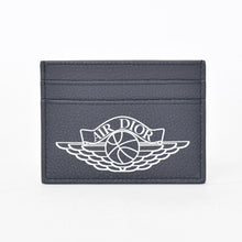 Load image into Gallery viewer, 新品未使用 DIOR ディオール AIR DIOR カードケース レザー ネイビー ホワイト 中古 4b012043