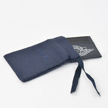 Load image into Gallery viewer, 新品未使用 DIOR ディオール AIR DIOR カードケース レザー ネイビー ホワイト 中古 4b012043