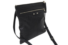 Load image into Gallery viewer, BALENCIAGA バレンシアガ ネオスケッチ ショルダーバッグ ブラック レザー 390924 黒 シルバー金具 美品 中古 4b001208
