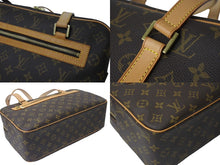 Load image into Gallery viewer, 極美品 LOUISVUITTON ルイヴィトン シテGM ショルダーバッグ モノグラム M51181 PVC ヌメ革 ブラウン ゴールド金具 中古 4b001210