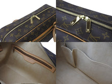 Load image into Gallery viewer, 極美品 LOUISVUITTON ルイヴィトン シテGM ショルダーバッグ モノグラム M51181 PVC ヌメ革 ブラウン ゴールド金具 中古 4b001210