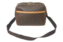 画像をギャラリービューアに読み込む, LOUIS VUITTON ルイヴィトン ショルダーバッグ リポーターGM モノグラム M45252 ブラウン ゴールド金具 美品 中古 4b001212