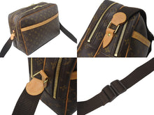 画像をギャラリービューアに読み込む, LOUIS VUITTON ルイヴィトン ショルダーバッグ リポーターGM モノグラム M45252 ブラウン ゴールド金具 美品 中古 4b001212