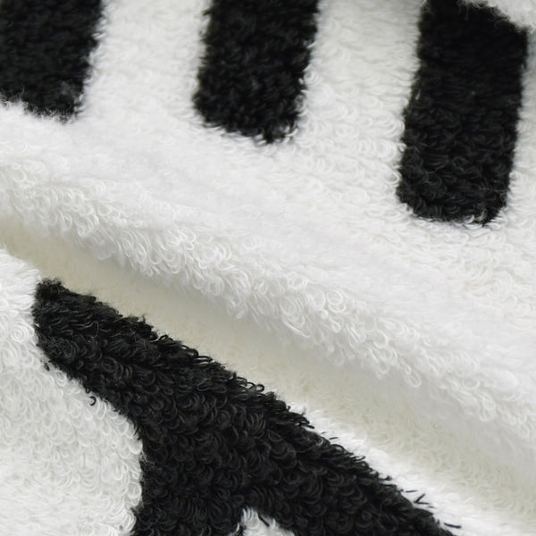 Like new CHANEL Logo Bathrobe Jacket P74329V66015 Gown Black White Size M Used 4a000083