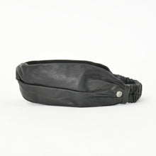 Load image into Gallery viewer, CHROME HEARTS クロムハーツ レザー ラムスキン ヘアバンド シルバー925 美品 中古 4b012210