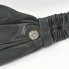 Load image into Gallery viewer, CHROME HEARTS クロムハーツ レザー ラムスキン ヘアバンド シルバー925 美品 中古 4b012210