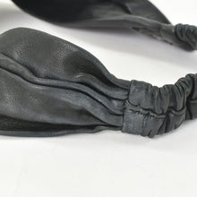 Load image into Gallery viewer, CHROME HEARTS クロムハーツ レザー ラムスキン ヘアバンド シルバー925 美品 中古 4b012210