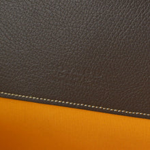 Load image into Gallery viewer, GOYARD ゴヤール セナMM クラッチバッグ ヘリンボーン柄 グレー PVC レザー シルバー金具 美品 中古 4b012233