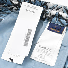 画像をギャラリービューアに読み込む, 新品同様 LOUIS VUITTON ルイヴィトン Floral Print Pajama Bottoms フローラル プリント パジャマ ボトムス ブルー ホワイト サイズ44 中古 4b012326