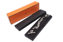 画像をギャラリービューアに読み込む, HERMES エルメス ブレスレット シェーヌダンクル TGM 13コマ アクセサリー フランス製 シルバー925 美品 中古 4b001225