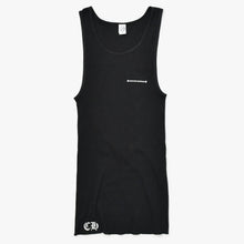 Load image into Gallery viewer, 極美品 CHROME HEARTS クロムハーツ タンクトップ ノースリーブ サイズXL バックCHプラス プリント ブラック 中古 4b012314