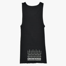 Load image into Gallery viewer, 極美品 CHROME HEARTS クロムハーツ タンクトップ ノースリーブ サイズXL バックCHプラス プリント ブラック 中古 4b012314