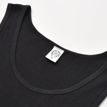 Load image into Gallery viewer, 極美品 CHROME HEARTS クロムハーツ タンクトップ ノースリーブ サイズXL バックCHプラス プリント ブラック 中古 4b012314