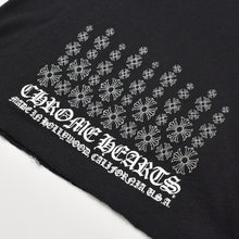Load image into Gallery viewer, 極美品 CHROME HEARTS クロムハーツ タンクトップ ノースリーブ サイズXL バックCHプラス プリント ブラック 中古 4b012314
