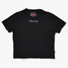 Load image into Gallery viewer, 極美品 MARC JACOBS マークジェイコブス 半袖Ｔシャツ スターメッシュTシャツ ブラック コットン サイズ S 中古 4b012330