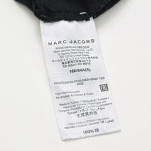 Load image into Gallery viewer, 極美品 MARC JACOBS マークジェイコブス 半袖Ｔシャツ スターメッシュTシャツ ブラック コットン サイズ S 中古 4b012330