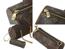 Load image into Gallery viewer, LOUIS VUITTON ルイヴィトン パピヨン30 ハンドバッグ M51385 筒型 モノグラムキャンバス ブラウン 美品 中古 4b001235