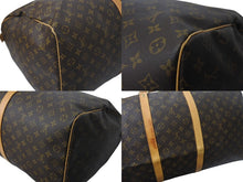 画像をギャラリービューアに読み込む, LOUIS VUITTON ルイヴィトン キーポル60 ボストンバッグ M41422 モノグラム PVC レザー ブラウン 美品 中古 4b001236