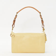Load image into Gallery viewer, 極美品 PRADA プラダ ワンショルダーバッグ BR2396 レザー ベージュ ブルー サウンドロック マットゴールド金具 中古 4b012451