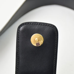 極美品 LOUIS VUITTON ルイヴィトン レヴリ ワンショルダーバッグ ハンドバッグ M52162 ブラック エピレザー 中古 4b012458