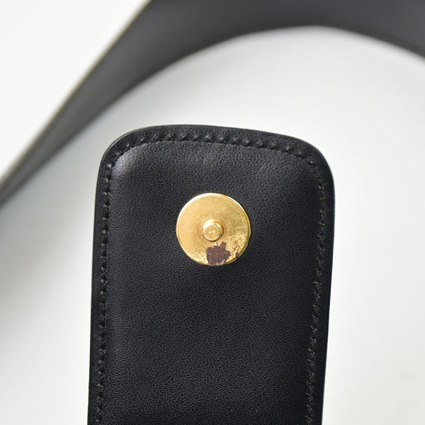 極美品 LOUIS VUITTON ルイヴィトン レヴリ ワンショルダーバッグ ハンドバッグ M52162 ブラック エピレザー 中古 4b012458