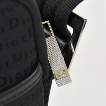 Load image into Gallery viewer, 新品未使用 Christian Dior クリスチャンディオール ショルダーバッグ ブラック キャンバス シルバー金具 美品 中古 4b012472