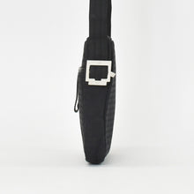 Load image into Gallery viewer, 新品未使用 Christian Dior クリスチャンディオール ショルダーバッグ ブラック キャンバス シルバー金具 美品 中古 4b012472