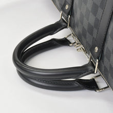 画像をギャラリービューアに読み込む, 極美品 ルイヴィトン LOUIS VUITTON キーポル バンドリエール 55 ボストンバッグ メンズ 旅行鞄 ダミエ グラフィット ブラック N41413 美品 中古 4a001248