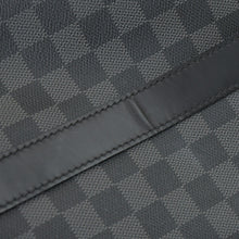 画像をギャラリービューアに読み込む, 極美品 ルイヴィトン LOUIS VUITTON キーポル バンドリエール 55 ボストンバッグ メンズ 旅行鞄 ダミエ グラフィット ブラック N41413 美品 中古 4a001248