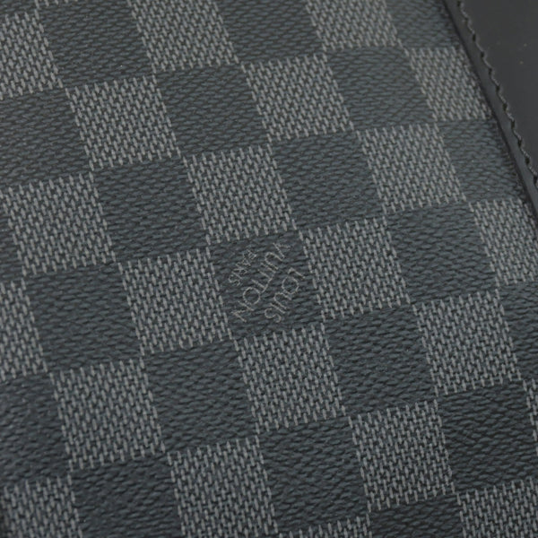 Very Good Condition LOUIS VUITTON Keepall Bandouliere 55 Boston Bag Men's Travel Bag Damier Graphite Black N41413 Good Condition Used 4a001248