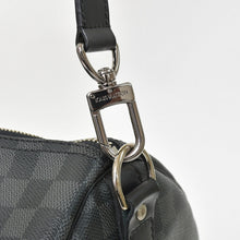 画像をギャラリービューアに読み込む, 極美品 ルイヴィトン LOUIS VUITTON キーポル バンドリエール 55 ボストンバッグ メンズ 旅行鞄 ダミエ グラフィット ブラック N41413 美品 中古 4a001248