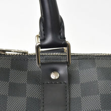 画像をギャラリービューアに読み込む, 極美品 ルイヴィトン LOUIS VUITTON キーポル バンドリエール 55 ボストンバッグ メンズ 旅行鞄 ダミエ グラフィット ブラック N41413 美品 中古 4a001248