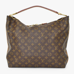 LOUIS VUITTON Monogram Shri MM One Shoulder Bag M40587 Gold Hardware Good Condition Used 4a001249